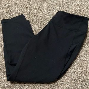 Zella Crop Leggings with Mesh Side - Size Medium